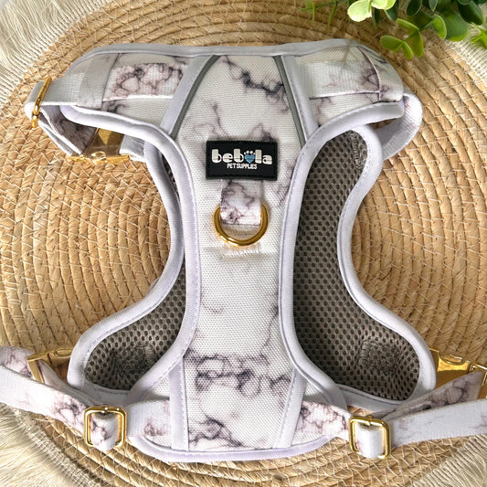 Pettorina in tessuto Oxford, effetto marmo – Comfort, eleganza e controllo in ogni dettaglio